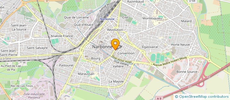 localisation de l'entreprise SUCRE SALE  NARBONNE