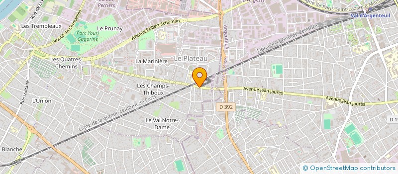 localisation de l'entreprise SUCRE SALE  MONTIGNY-LES-CORMEILLES