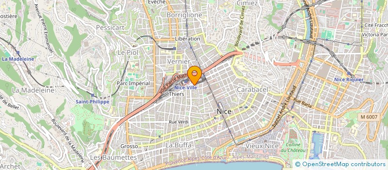 localisation de l'entreprise SUCRERIE à NICE