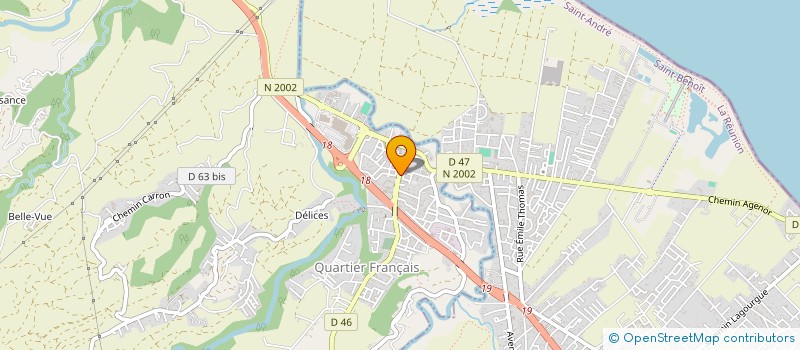 localisation de l'entreprise SUCRERIE DE BOIS ROUGE à SAINTE-SUZANNE