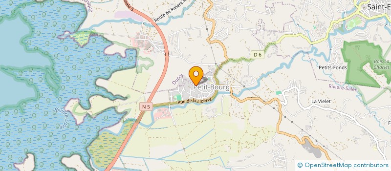 localisation de l'entreprise SUCRERIES REUNIS DE LA MARTINIQUE  DUCOS