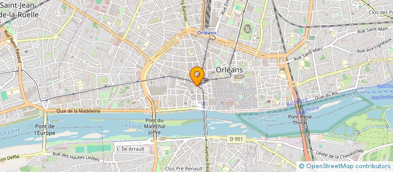 localisation de l'entreprise SUCRES DELICES à ORLEANS