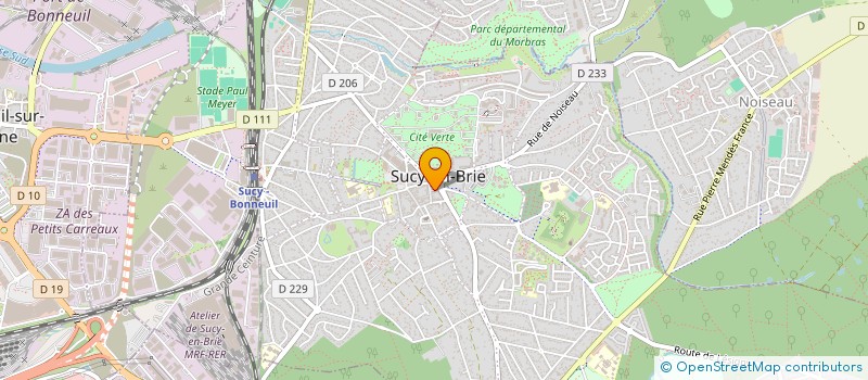 localisation de l'entreprise SUCY CUISINES à SUCY-EN-BRIE