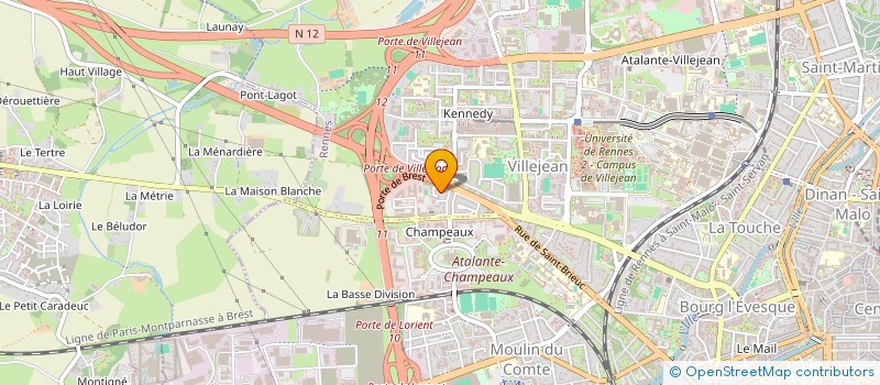 localisation de l'entreprise SUCY LK  RENNES