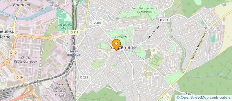 localisation de l'entreprise SUCY PRESSE DIFF à SUCY-EN-BRIE