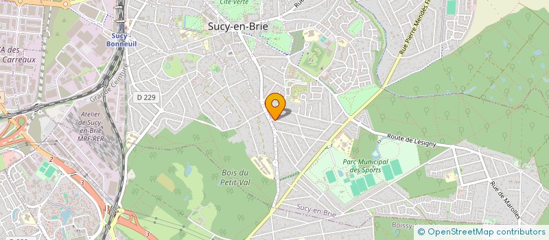 localisation de l'entreprise SUCY SECURITE à SUCY-EN-BRIE