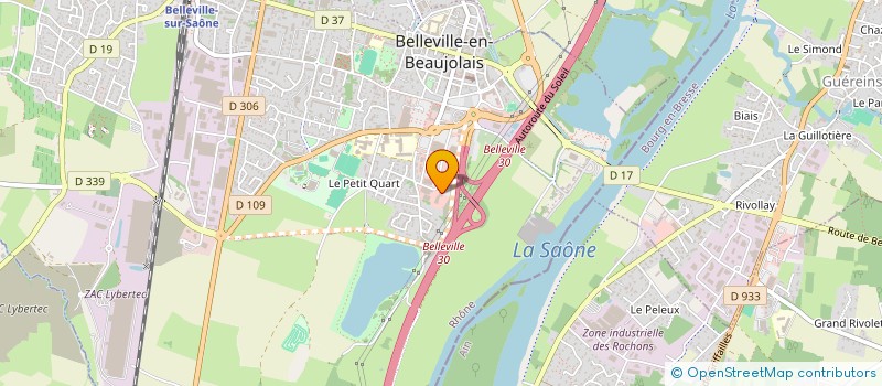 localisation de l'entreprise SUCYBRI à BELLEVILLE-EN-BEAUJOLAIS