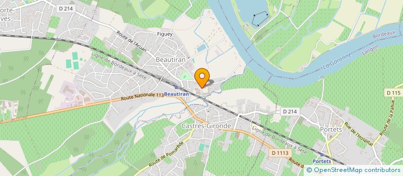 localisation de l'entreprise SUD 0UEST CAGEOTS PALETTES à BEAUTIRAN