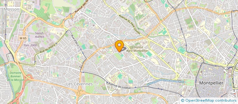 localisation de l'entreprise SUD 34 à MONTPELLIER