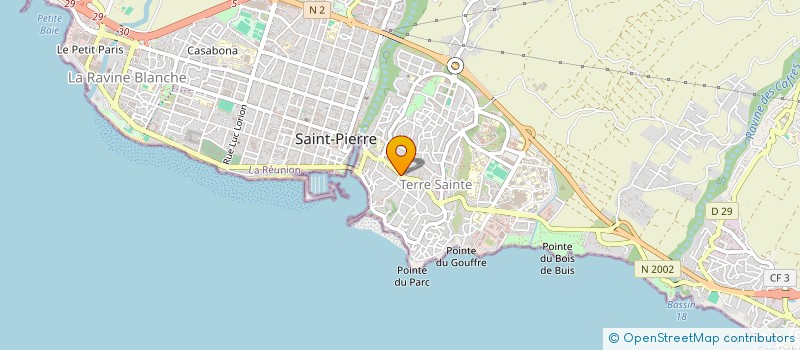 localisation de l'entreprise SUD 7  SAINT-PIERRE