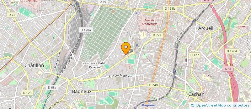localisation de l'entreprise SUD 92 LOCATIONS SAS à BAGNEUX