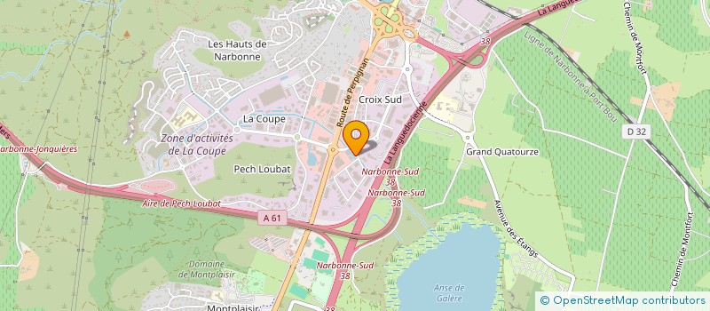 localisation de l'entreprise SUD ACCESSIBILITE à NARBONNE