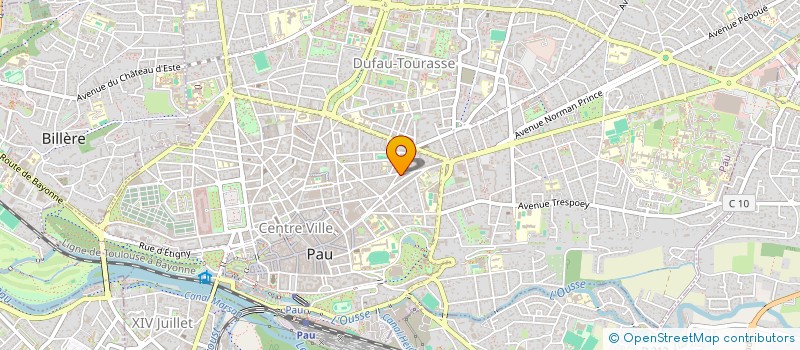 localisation de l'entreprise SUD ACTION à PAU