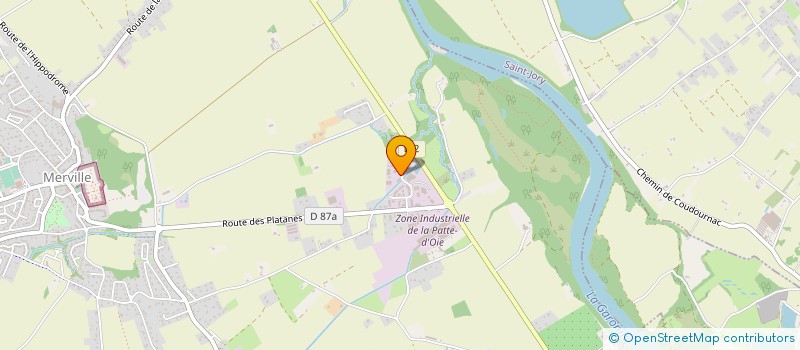 localisation de l'entreprise SUD AERO à MERVILLE