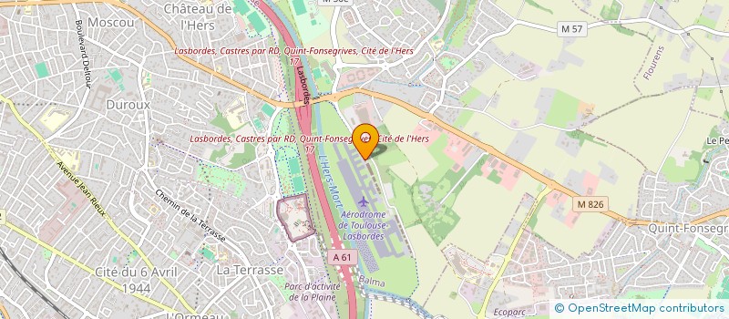 localisation de l'entreprise SUD AERO SYSTEMES à BALMA