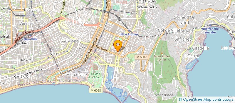 localisation de l'entreprise SUD AGENCE à NICE