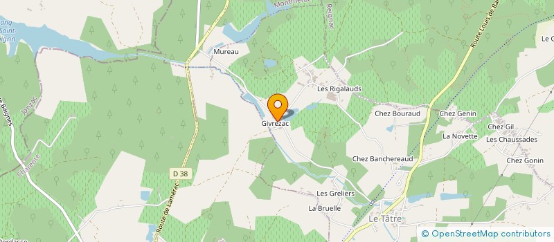 localisation de l'entreprise SUD-AGRI ETS VIAUD MARCEL à BAIGNES-SAINTE-RADEGONDE