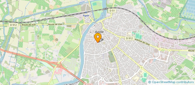 localisation de l'entreprise SUD AGRICULE à AGDE