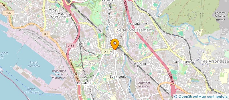 localisation de l'entreprise SUD ALIMENTAIRE à MARSEILLE