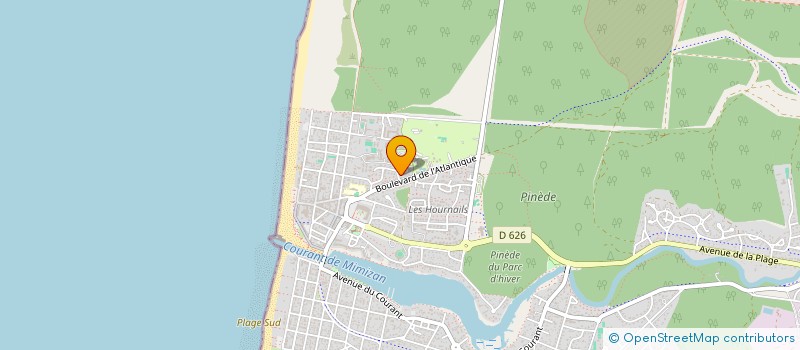 localisation de l'entreprise SUD ALIZES IMMOBILIER  MIMIZAN