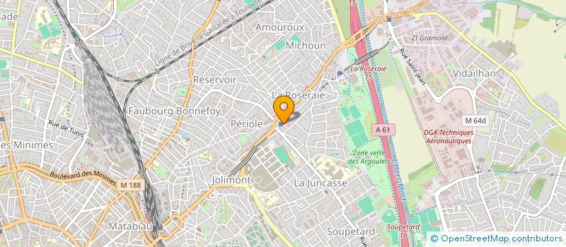 localisation de l'entreprise SUD ALLIANCE MARKETING à TOULOUSE