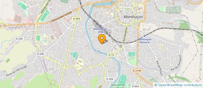 localisation de l'entreprise SUD ALLIER LIVE à MONTLUCON