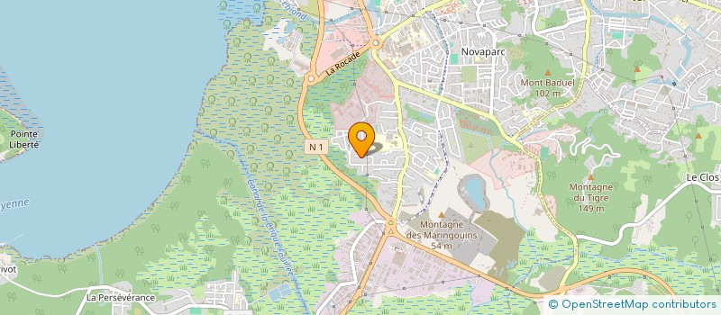 localisation de l'entreprise SUD AM SECURITE à CAYENNE