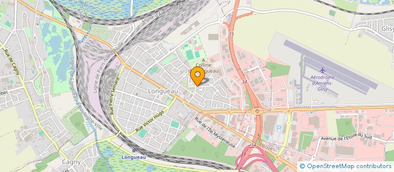 localisation de l'entreprise SUD AMBULANCES à LONGUEAU
