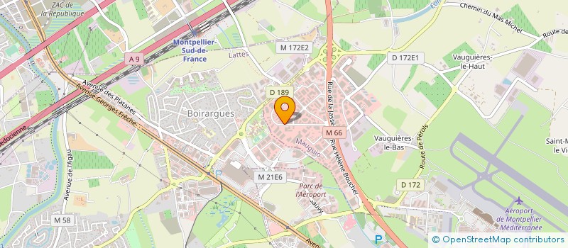 localisation de l'entreprise SUD AMENAGEMENT  MAUGUIO