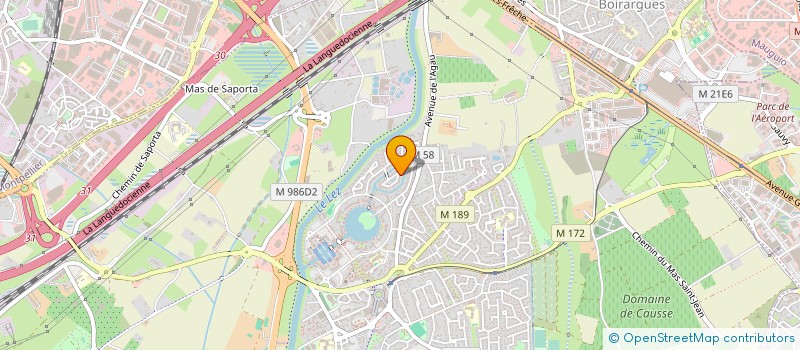 localisation de l'entreprise SUD AMENAGEMENT FONCIER à LATTES