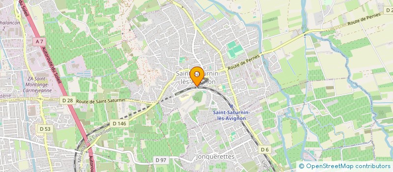localisation de l'entreprise SUD AMENAGEMENT HABITAT  SAINT-SATURNIN-LES-AVIGNON
