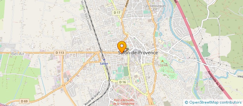 localisation de l'entreprise SUD ANIMATION SONO PROD à SALON-DE-PROVENCE