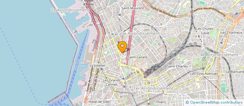 localisation de l'entreprise SUD 'APPART  MARSEILLE