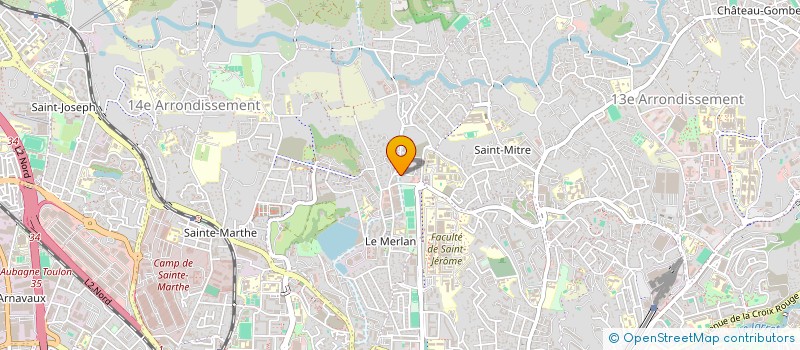 localisation de l'entreprise SUD APPLICATION à MARSEILLE 14EME