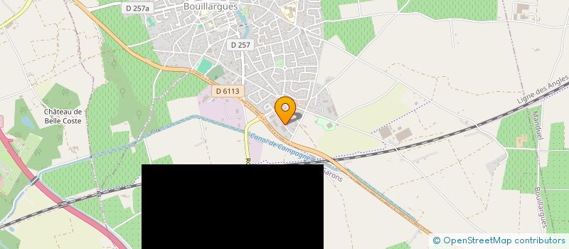 localisation de l'entreprise SUD APPLICATIONS à BOUILLARGUES