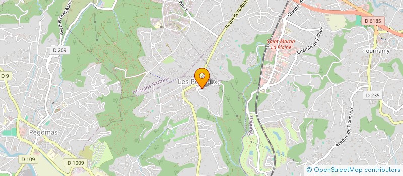 localisation de l'entreprise SUD APPLICATIONS à LA ROQUETTE-SUR-SIAGNE