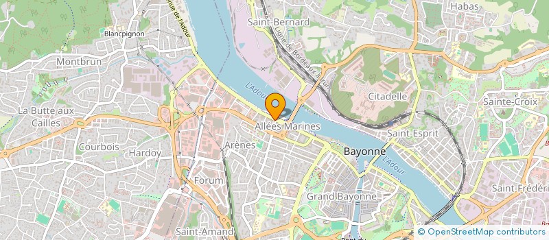 localisation de l'entreprise SUD AQUITAINE EXPERTISE à BAYONNE