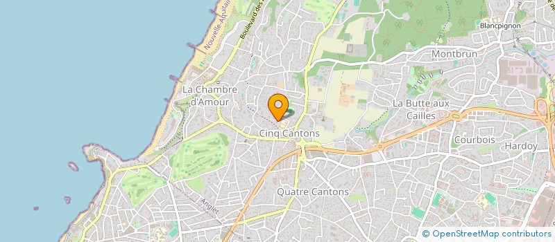 localisation de l'entreprise SUD ARC EN CIEL à ANGLET