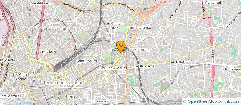 localisation de l'entreprise SUD ARCHITECTURES à MARSEILLE