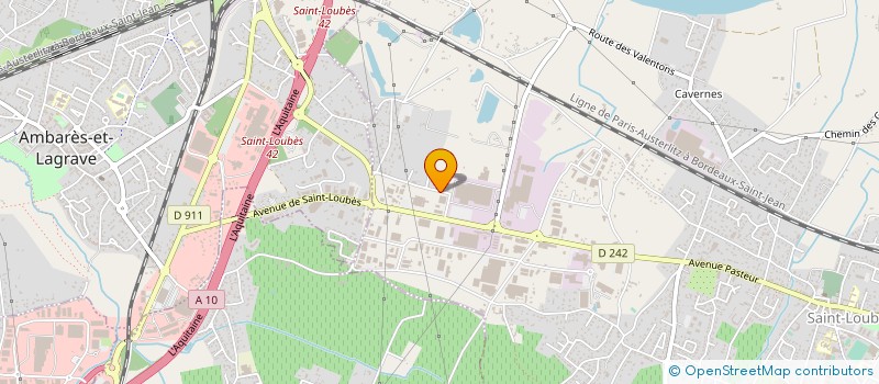 localisation de l'entreprise SUD ARMATURES  SAINT-LOUBES