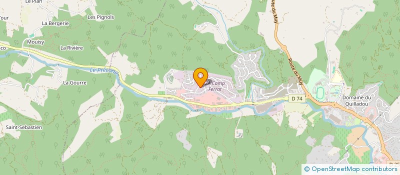 localisation de l'entreprise SUD ARROSAGE  SAINTE-MAXIME