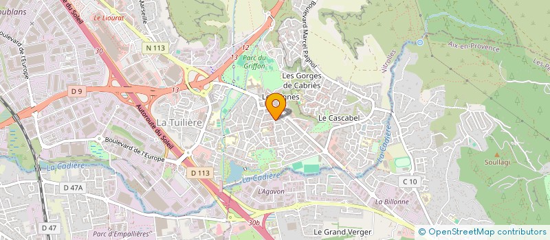 localisation de l'entreprise SUD ART à VITROLLES