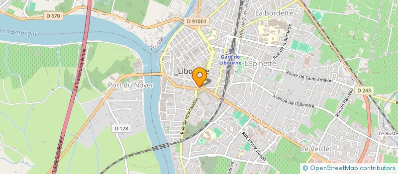 localisation de l'entreprise SUD ASSISTANCE CONSEIL TELEMAT AUTOMAT à LIBOURNE