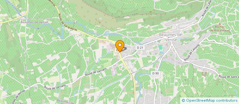 localisation de l'entreprise SUD AUROUZE  BEAUMES-DE-VENISE