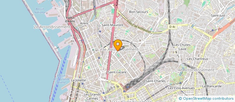 localisation de l'entreprise SUD AUTO  MARSEILLE