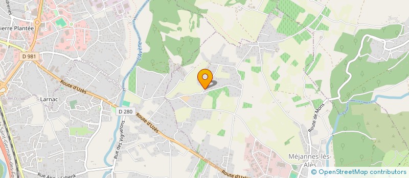 localisation de l'entreprise SUD AUTO  MEJANNES-LES-ALES