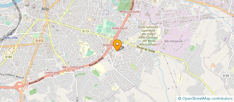 localisation de l'entreprise SUD AUTRUCHES à ALBI