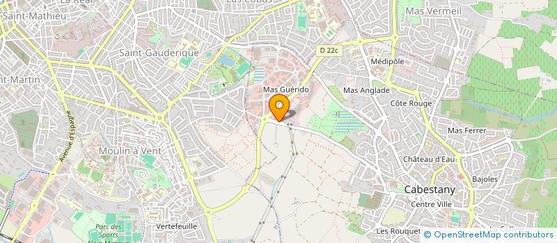 localisation de l'entreprise SUD AVENIR MEUBLES à CABESTANY