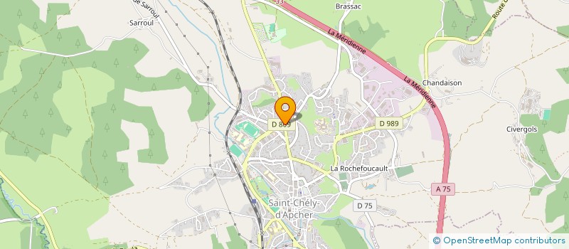 localisation de l'entreprise SUD AVEYRON LOZERE MENUISERIES  SAINT-CHELY-D'APCHER