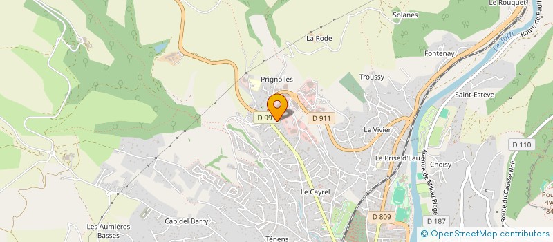 localisation de l'entreprise SUD AVEYRON POIDS LOURDS à MILLAU